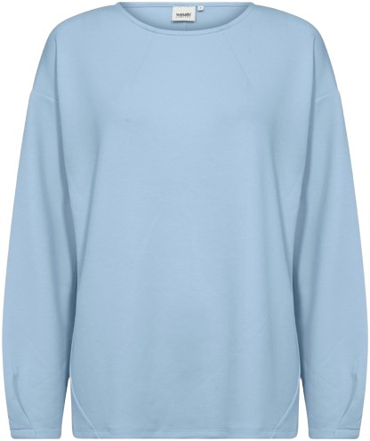 Curvy Wasabina 72 Bluse Lyseblå